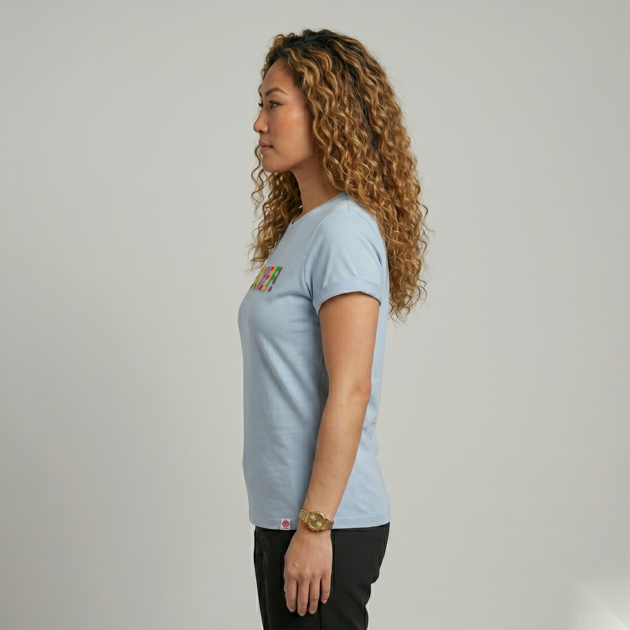 Sky Blue Be Yourself Women's Top