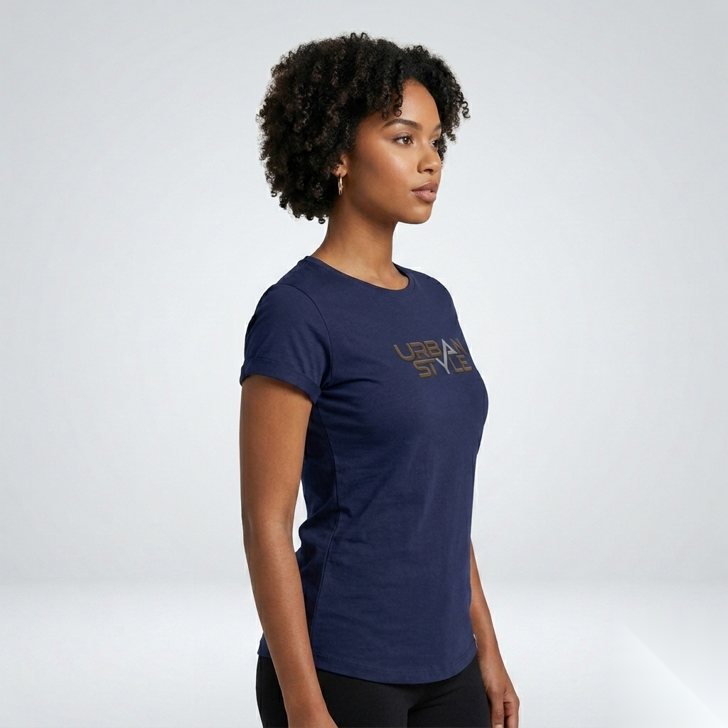 Navy Urban Style Women's Top