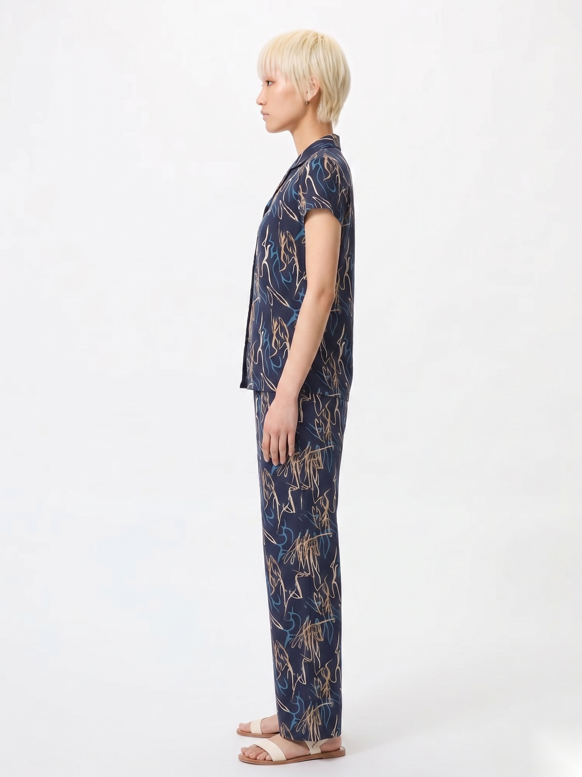 Abstract Print Women's Pyjama Set