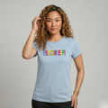 Sky Blue Be Yourself Women's Top