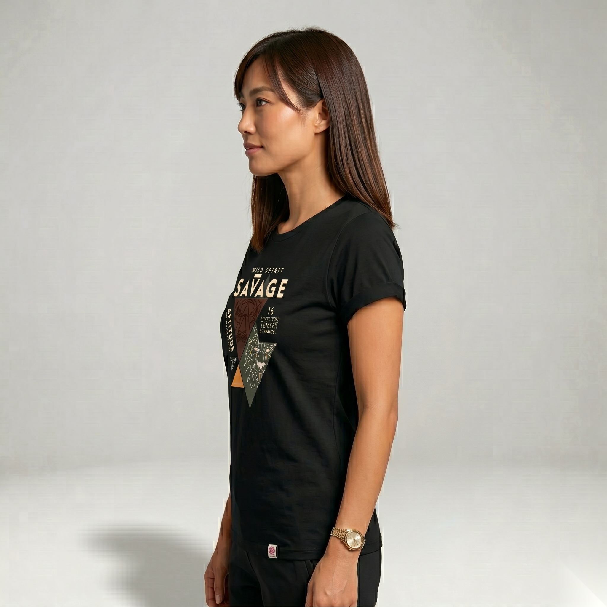 Black Savage Wild Spirit Women's Top