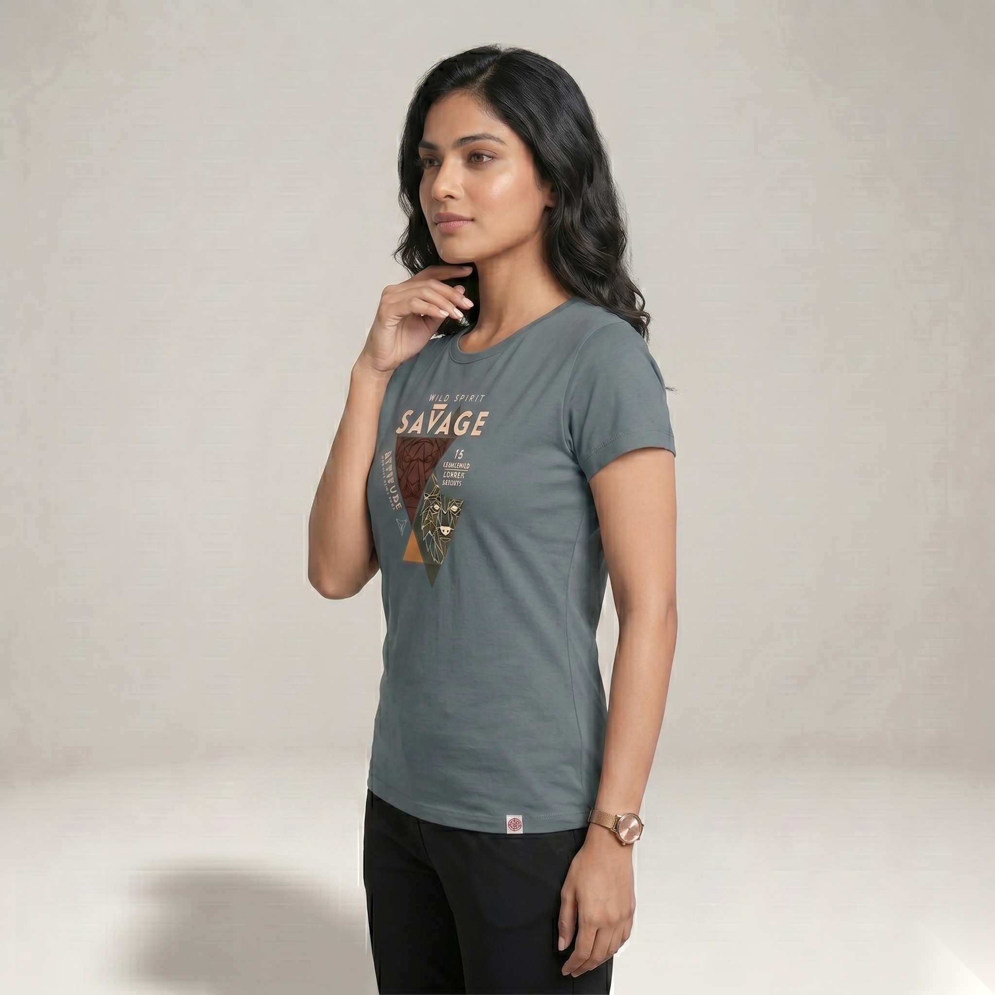 Steel Blue Savage Wild Spirit Women's Top