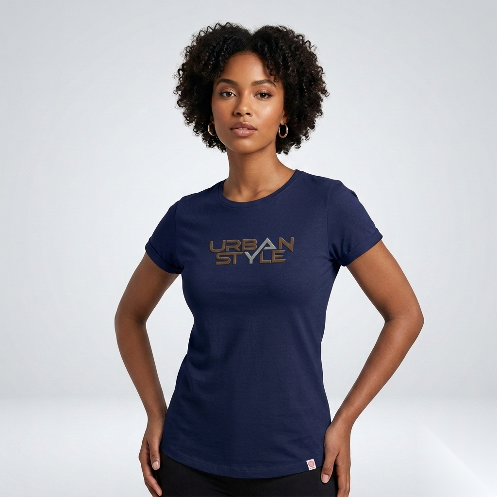 Navy Urban Style Women's Top
