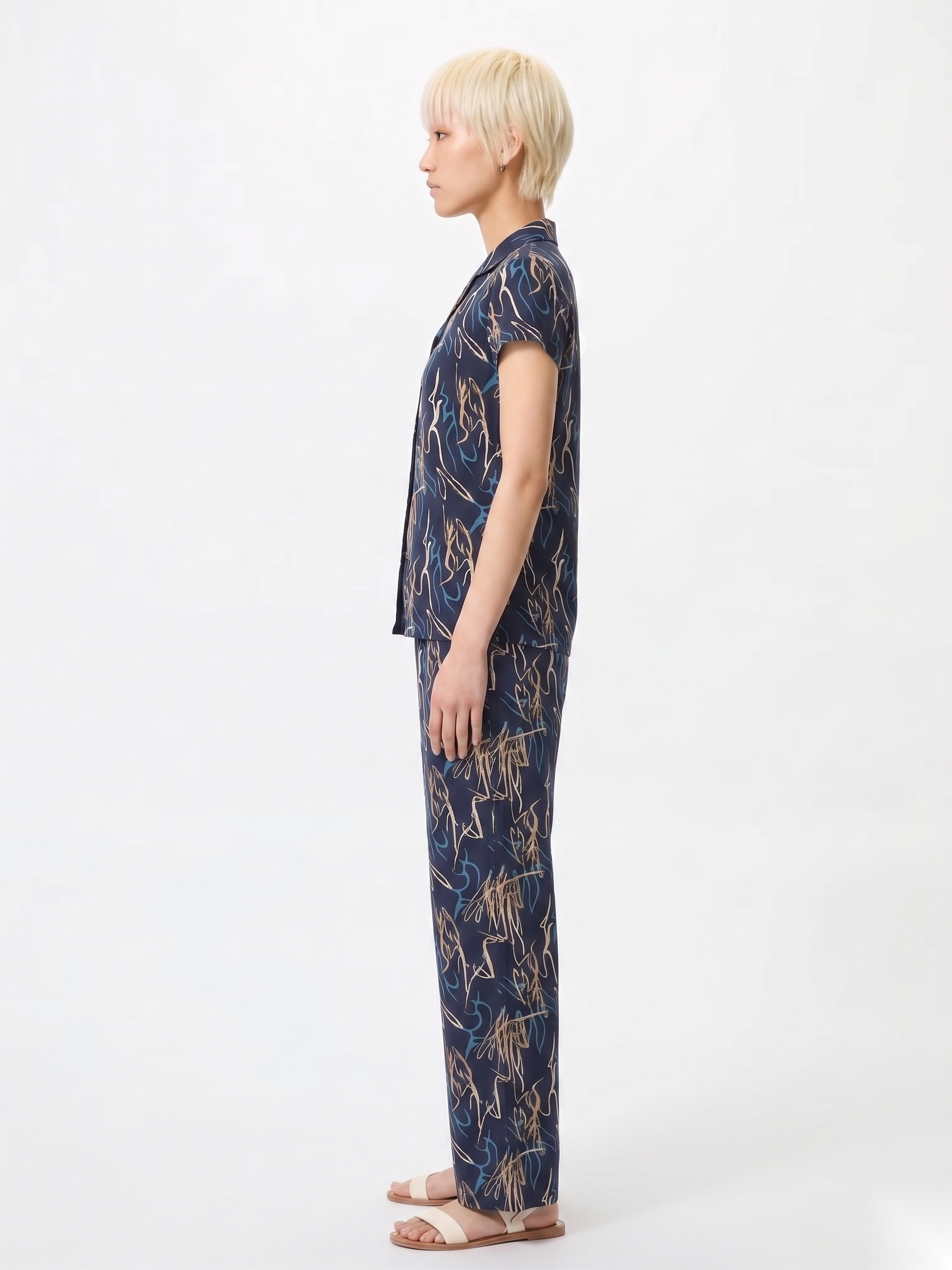 Abstract Print Women's Pyjama Set