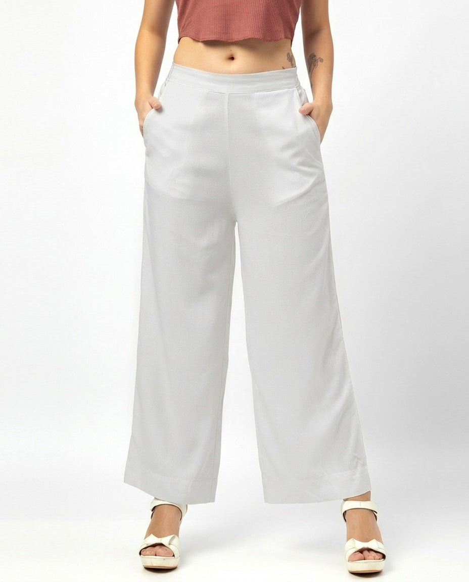White Palazzo Pants
