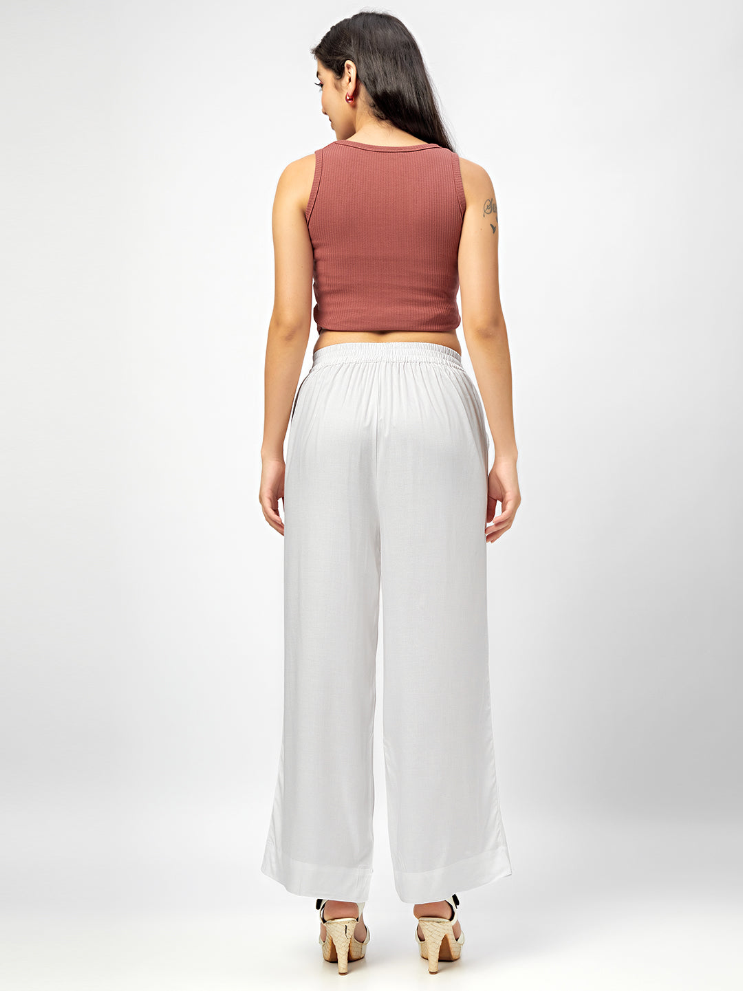 White Palazzo Pants