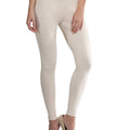 Dark Off White Ankle Length Leggings