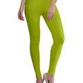 Lime Green Ankle Length Leggings