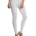 Off White Ankle Length Leggings