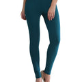 Peacock Blue Ankle Length Leggings