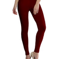 Rich Maroon Ankle Length Leggings