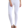 White Ankle Length Leggings