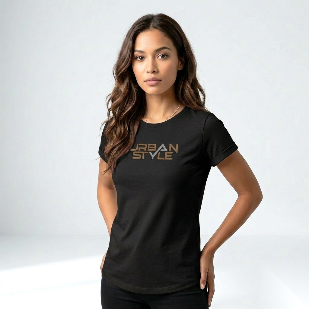 Black Urban Style Women's Top