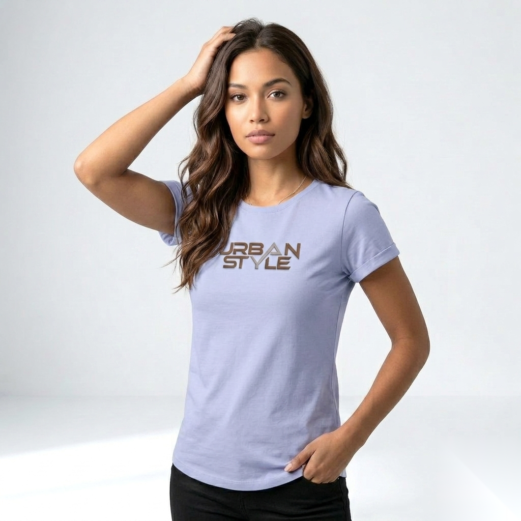 Light Blue Urban Style Women's Top