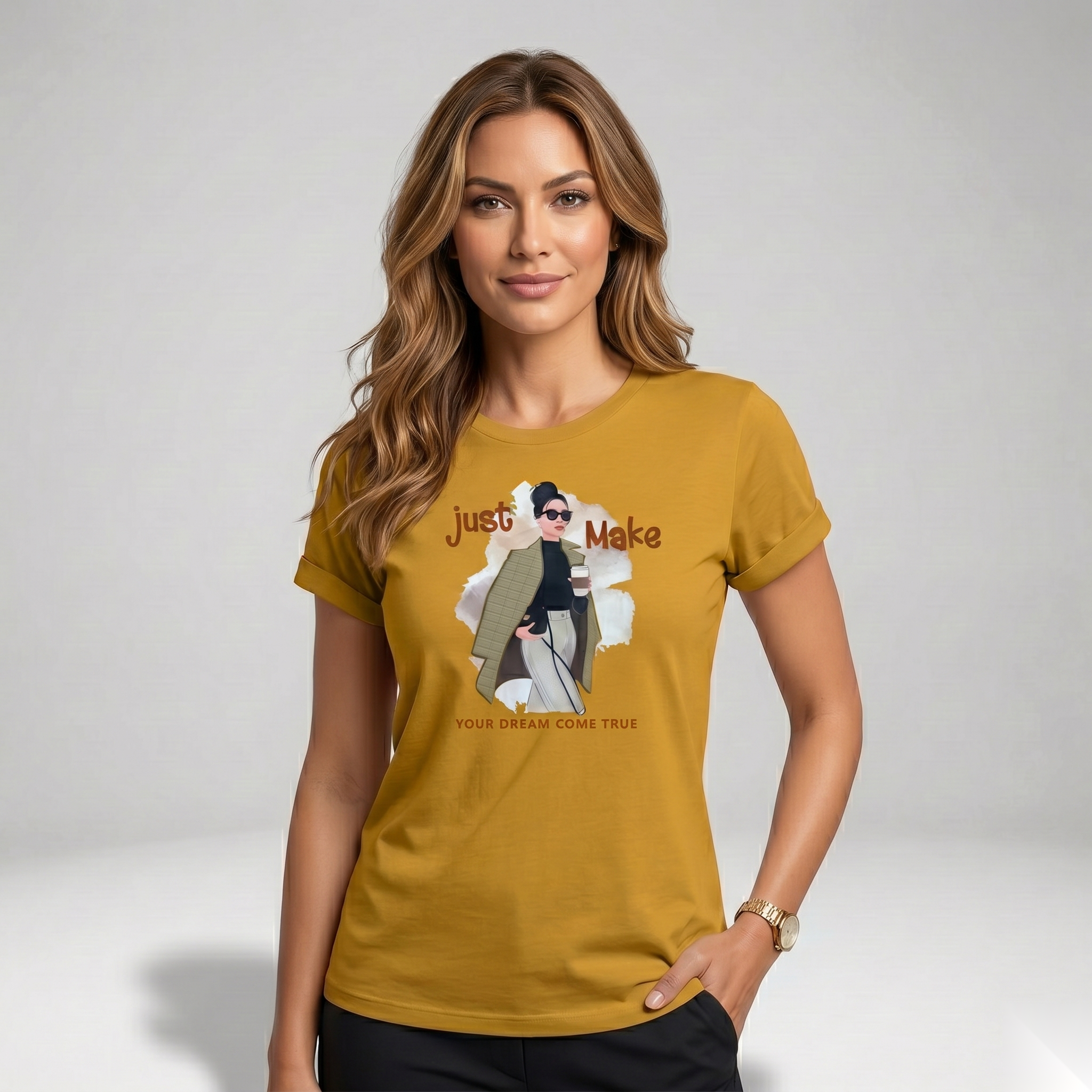Mustard Just Make Your Dream Come True Women's Top