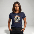 Navy Just Make Your Dream Come True Women's Top