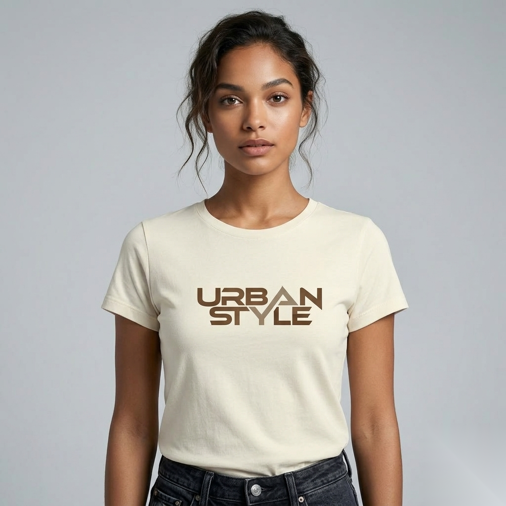 White Urban Style Women's Top